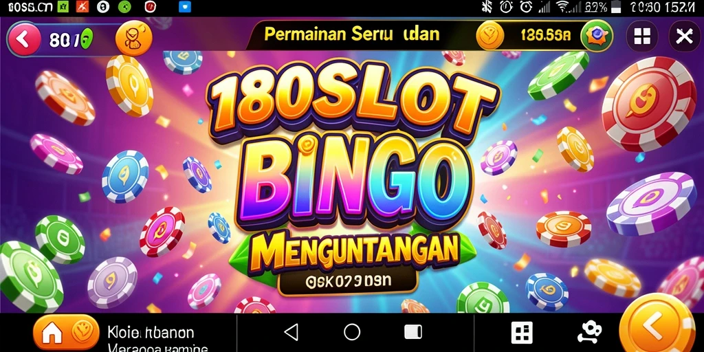 Screenshot gameplay 180SLOT yang menampilkan suasana Bingo yang seru.