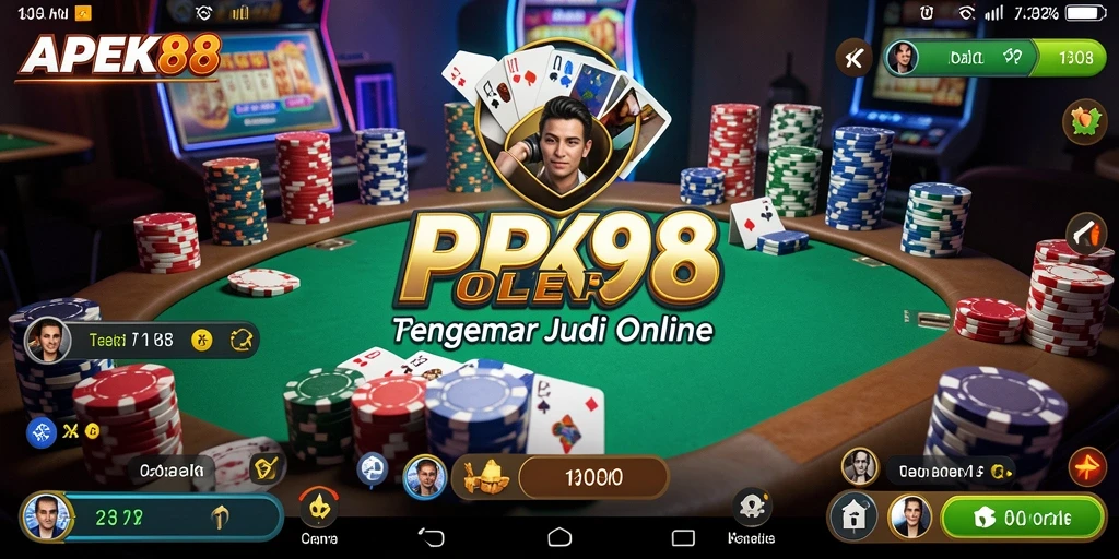 Tampilan gameplay Poker seru di APEK88.