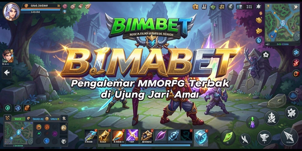 Tampilan gameplay menarik di dunia MMORPG BIMABET.