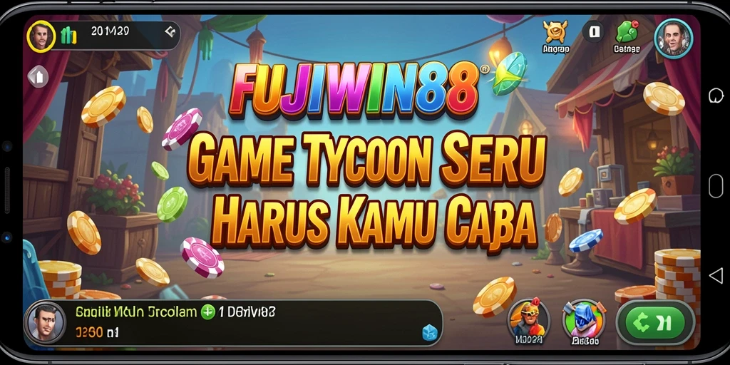 Screenshot gameplay FUJIWIN88 menampilkan keseruan dan tantangan dalam mengelola bisnis Tycoon.