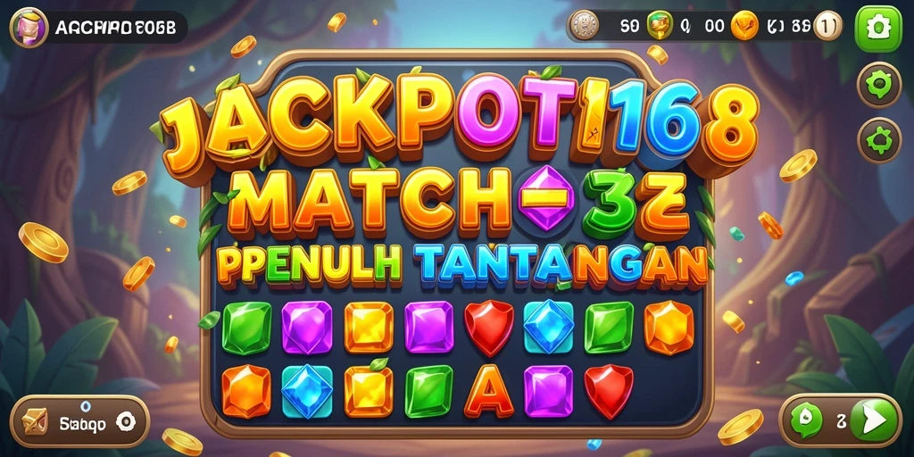 Tampilan gameplay seru JACKPOT168 yang penuh warna dan tantangan.
