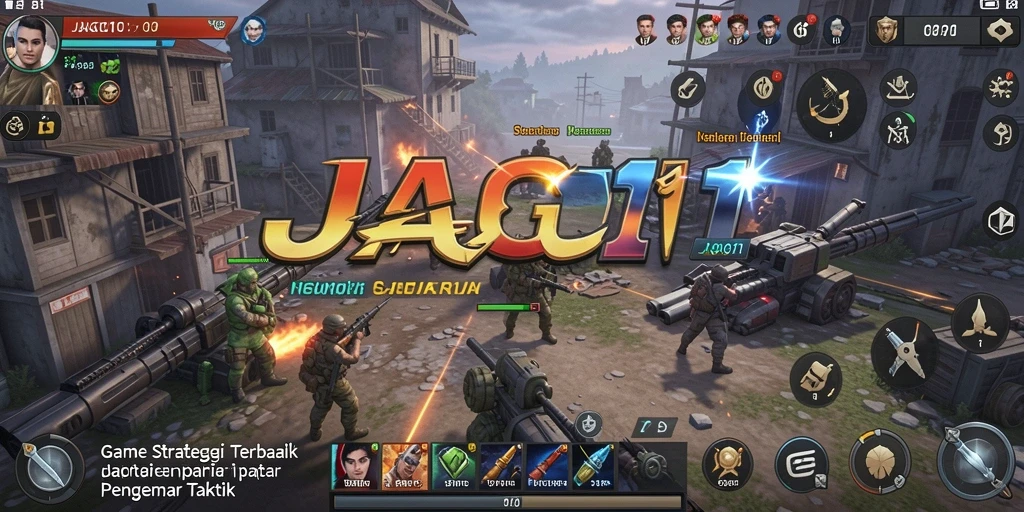 Tampilan gameplay menegangkan dan penuh strategi di JAGO11.