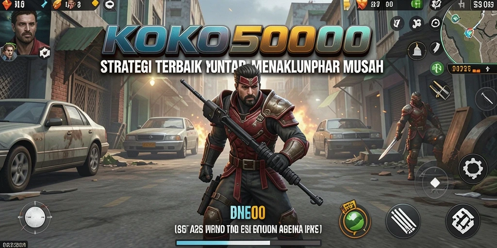 Tampilan gameplay KOKO5000 yang mendebarkan dan strategis.