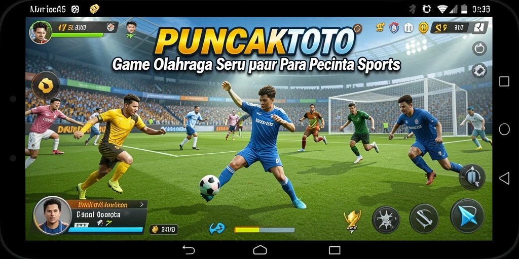 Tampilan gameplay PUNCAKTOTO yang mendebarkan dan interaktif.