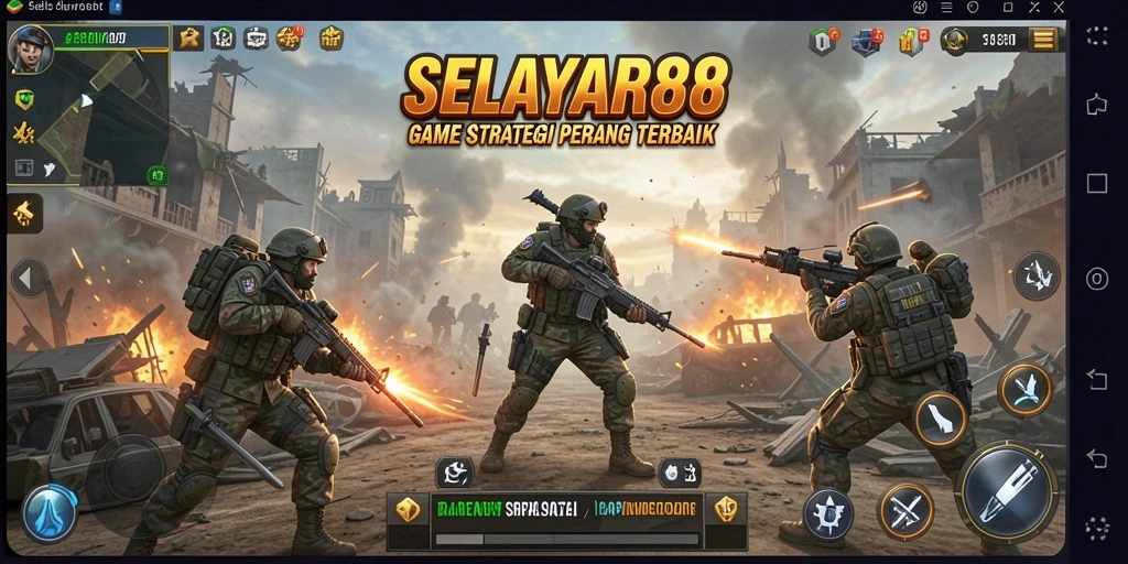 Gameplay menegangkan dan taktis dari SELAYAR88.