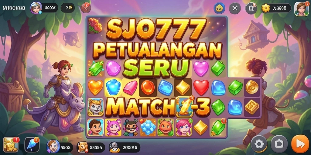 Tampilan gameplay SJO777 yang seru dan penuh warna.
